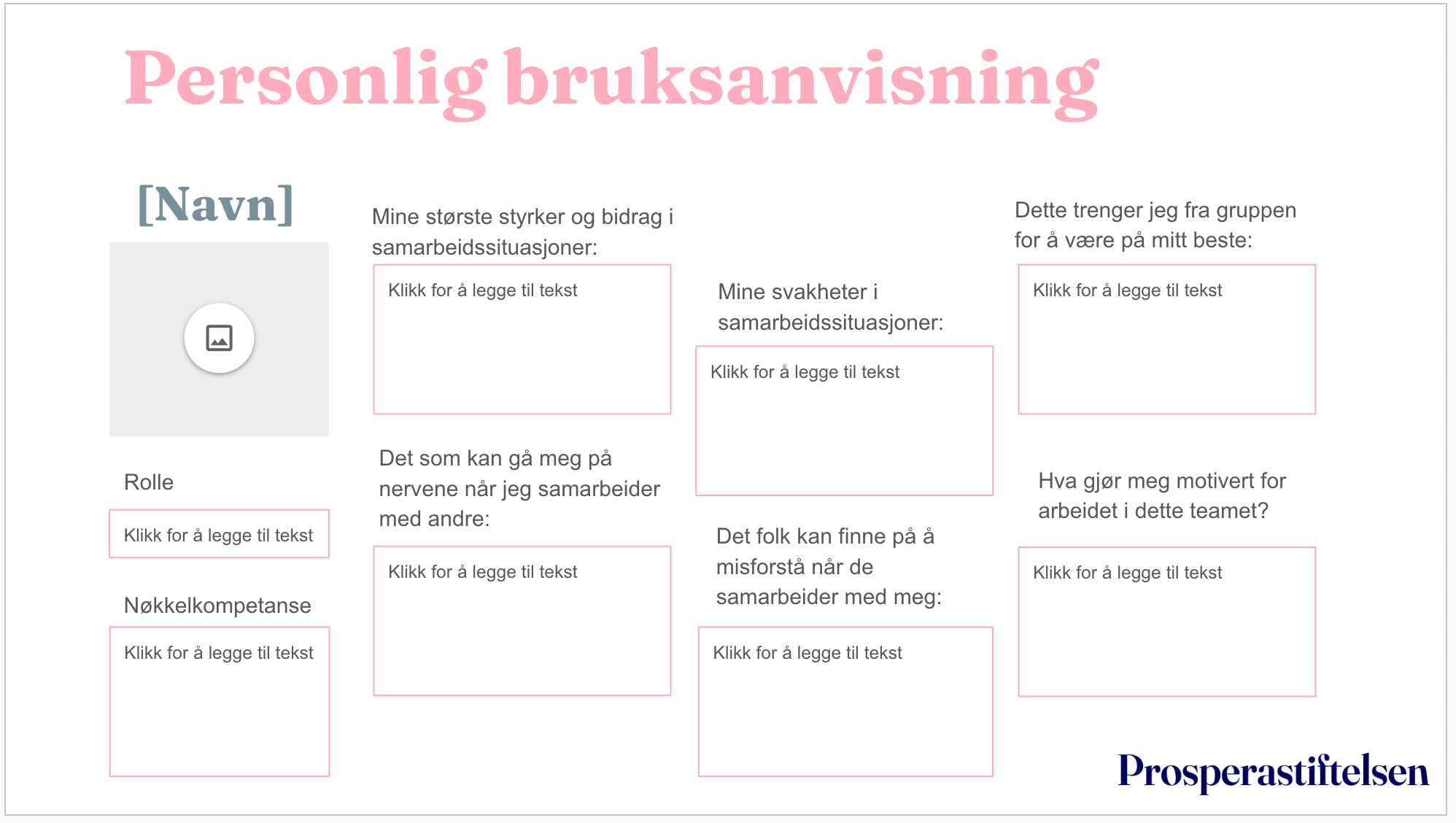 Personlig bruksanvisning